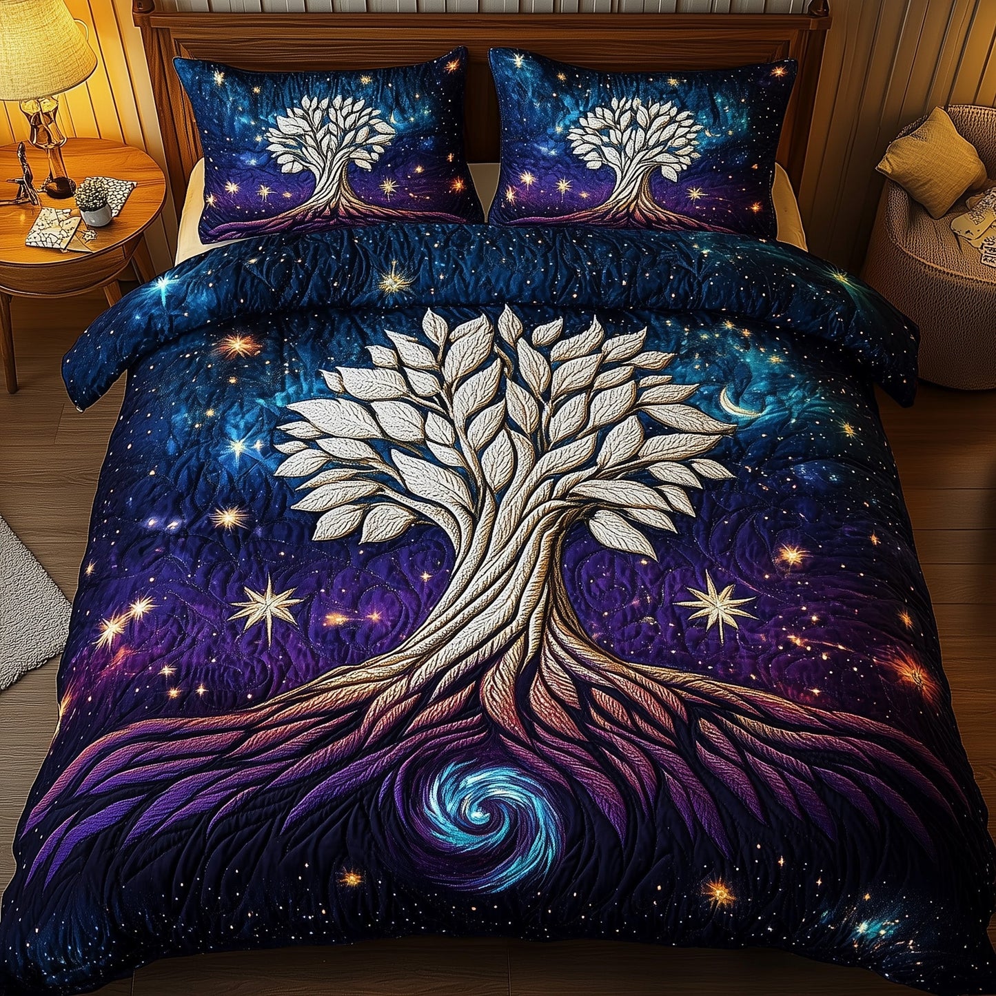 Ancient Skywood 3-Piece Quilted Bedding Set GFTOTP8778