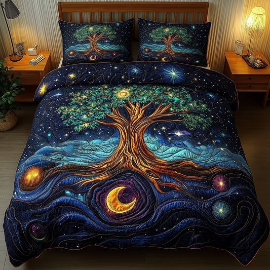 Ancient Skywood 3-Piece Quilted Bedding Set GFTOTP8780