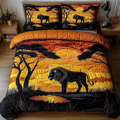 Golden Savanna Dreams 3-Piece Quilted Bedding Set GFTOTP8790