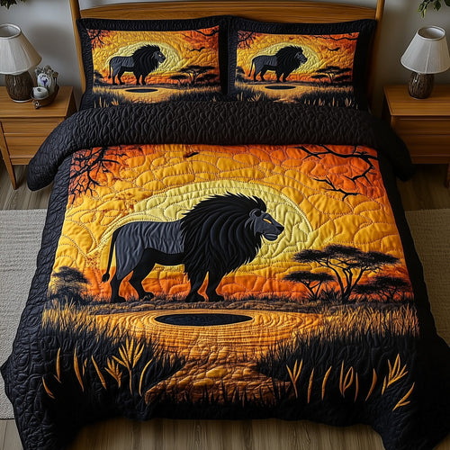 Golden Savanna Dreams 3-Piece Quilted Bedding Set GFTOTP8791