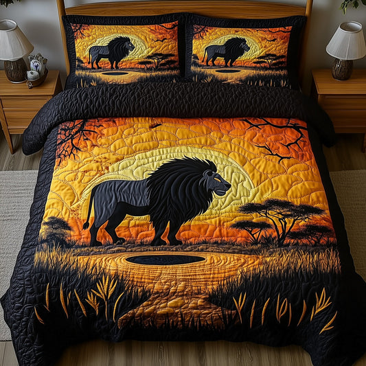 Golden Savanna Dreams 3-Piece Quilted Bedding Set GFTOTP8791