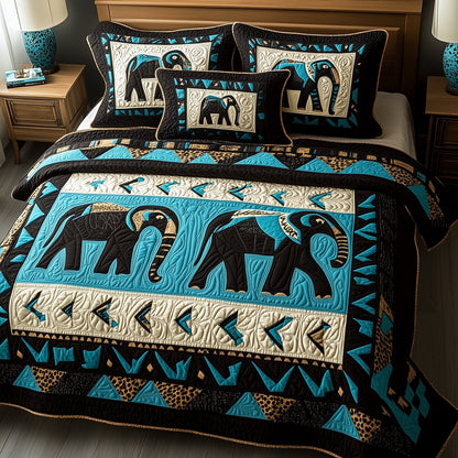 Tribal Tusk Dreams 3-Piece Quilted Bedding Set GFTOTP8794