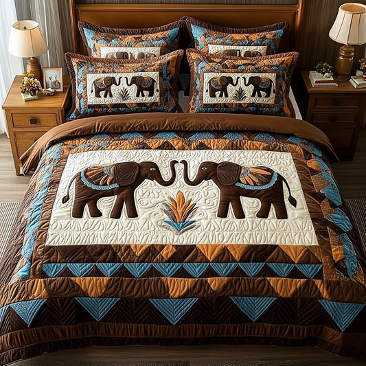 Tribal Majesty 3-Piece Quilted Bedding Set GFTOTP8799