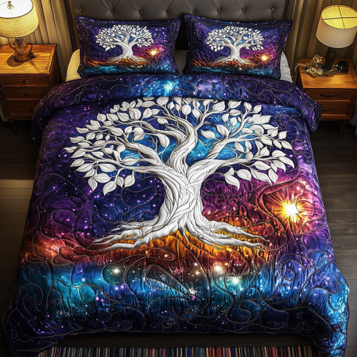 Cosmic Roots 3-Piece Quilted Bedding Set GFTOTP8820