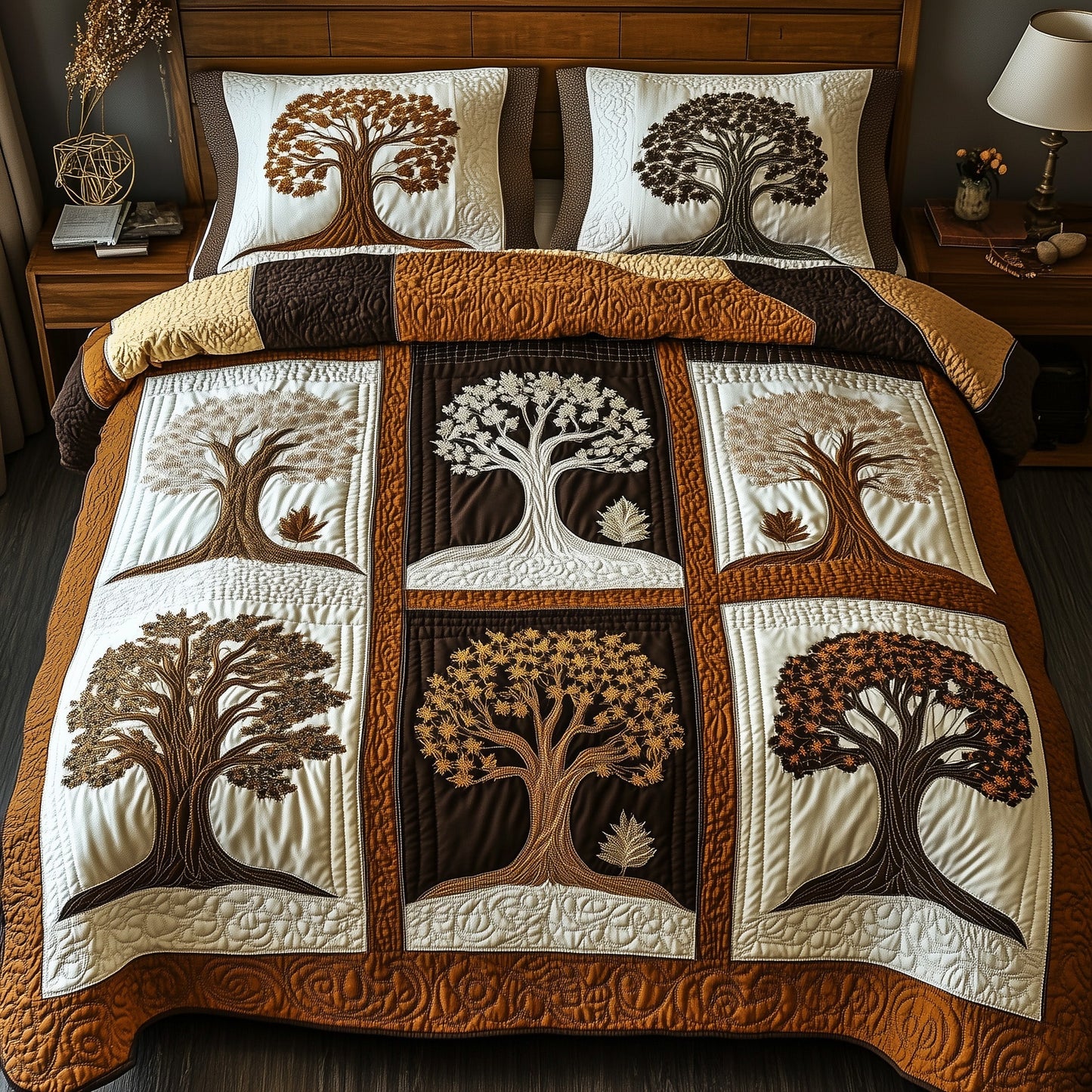 Woodland Haven 3-Piece Quilted Bedding Set GFTOTP8826