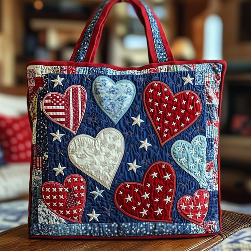 Heart of Freedom Quilted Tote Bag GFTOTP8835