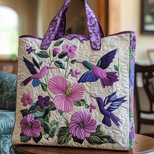 Hummingbird Garden Quilted Tote Bag GFTOTP8937