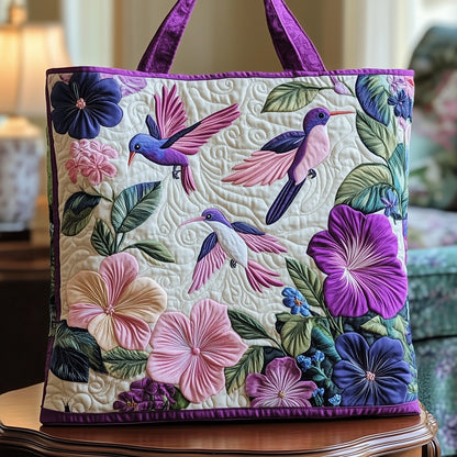 Hummingbird Garden Quilted Tote Bag GFTOTP8938