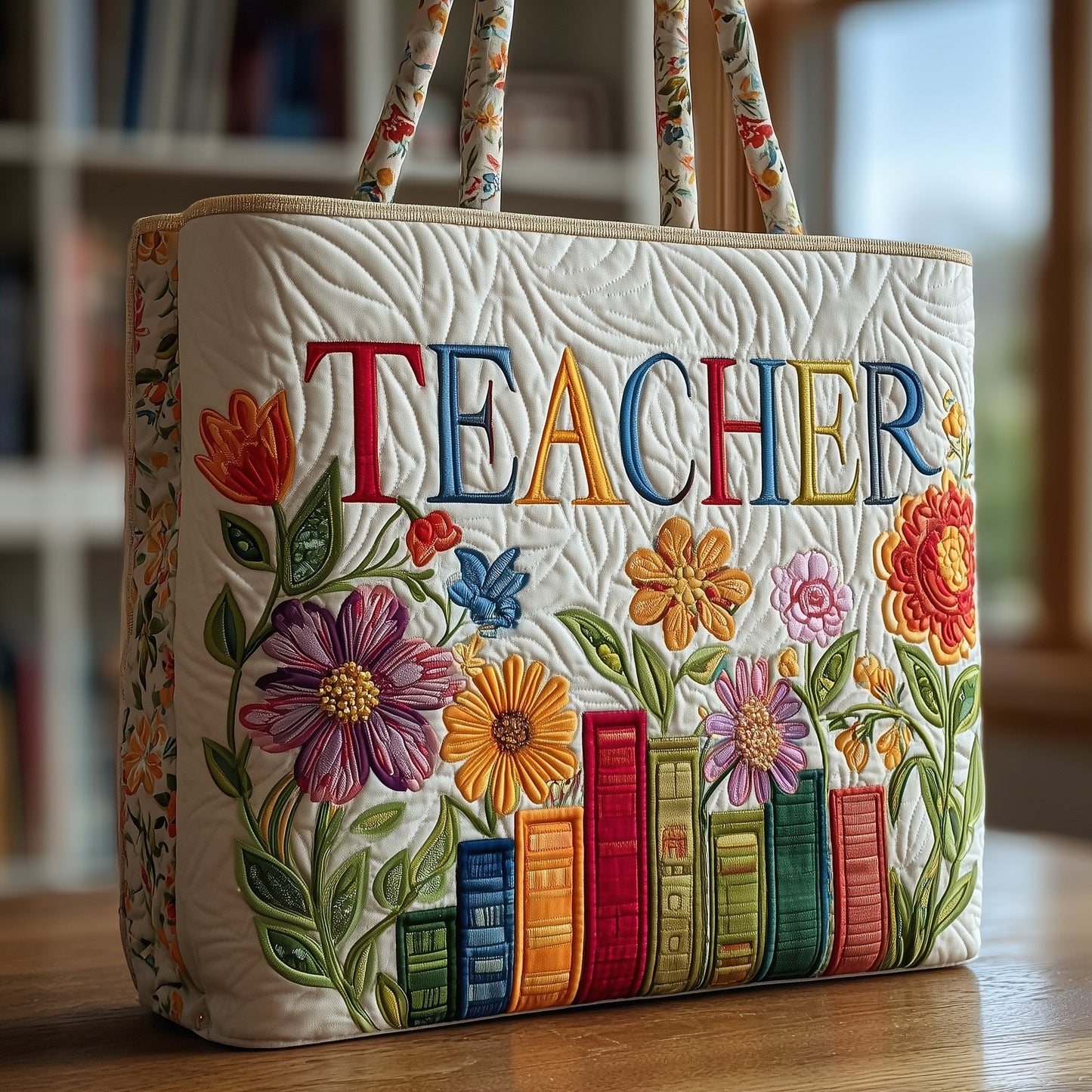 Teacher Quilted Tote Bag GFTOTP9078