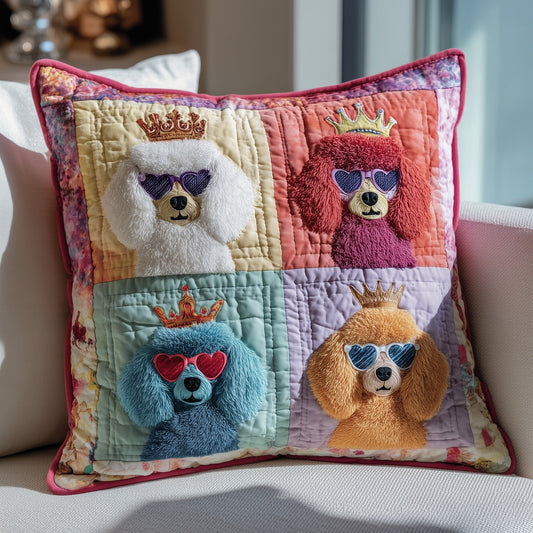 Poodle Quilted Pillow Case GFTOTP9112