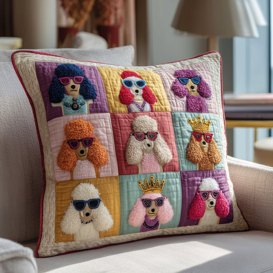 Poodle Quilted Pillow Case GFTOTP9114