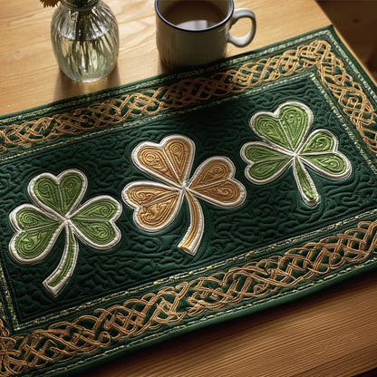 Irish Shamrock Quilted Place Mat GFTOTP9158