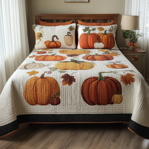 Autumn Glow 3-Piece Quilted Bedding Set GFTOTP9195
