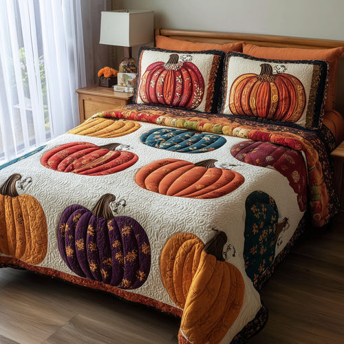 Autumn Glow 3-Piece Quilted Bedding Set GFTOTP9199