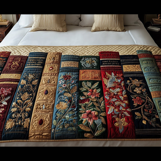 Bookish Quilted Bed Runner GFTOTP9287
