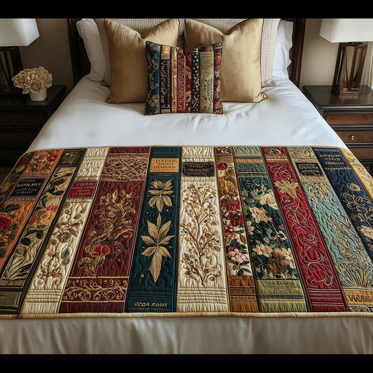 Bookish Quilted Bed Runner GFTOTP9288