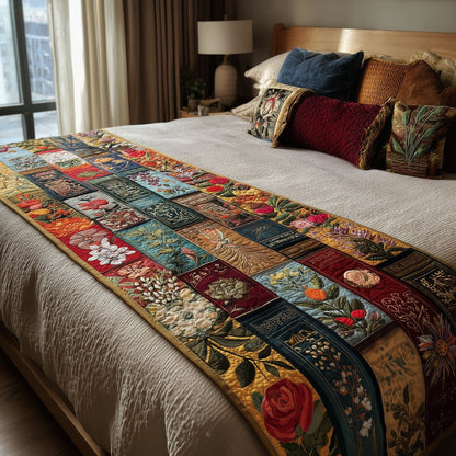 Bookish Quilted Bed Runner GFTOTP9290