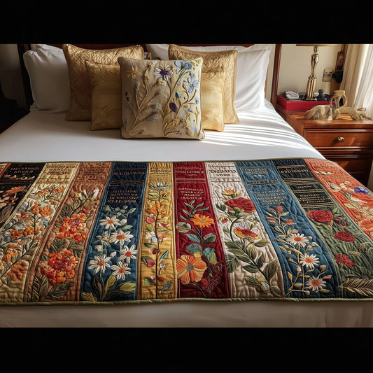 Bookish Quilted Bed Runner GFTOTP9291