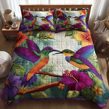 Fluttering Love 3-Piece Quilted Bedding Set GFTOTP9296