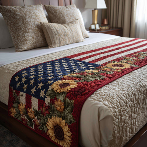 American Spirit Quilted Bed Runner GFTOTP9330
