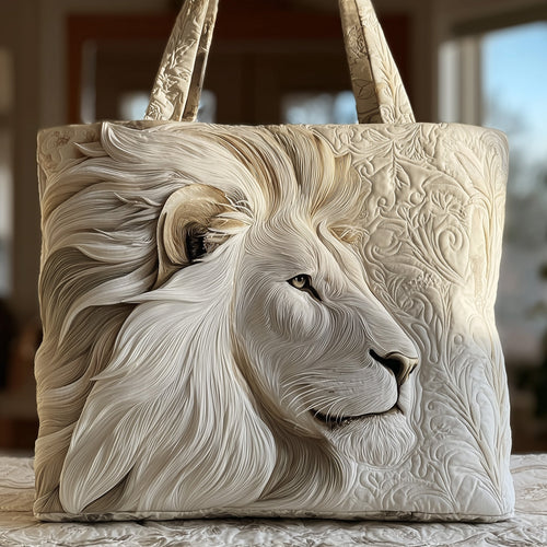 Majestic Lion Quilted Tote Bag GFTOTP9331