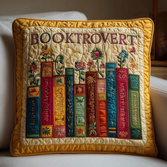 Booktrovert Quilted Pillow Case GFTOTP9343