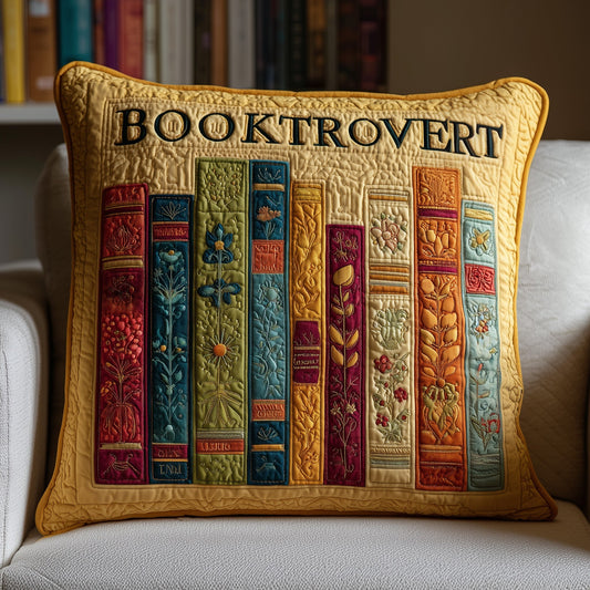 Booktrovert Quilted Pillow Case GFTOTP9344