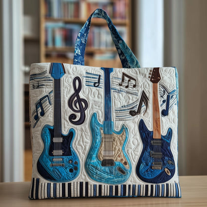 Electric Melody Quilted Tote Bag GFTOTP9436