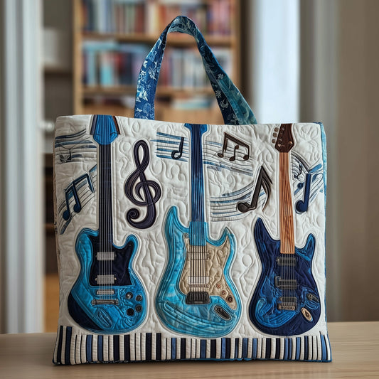 Electric Melody Quilted Tote Bag GFTOTP9436