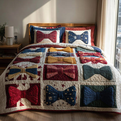 Tied with Love 3-Piece Quilted Bedding Set GFTOTP9468