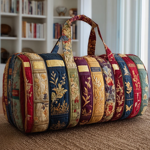 Bookish Quilted Duffle Bag GFTOTP9476