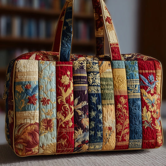 Bookish Quilted Duffle Bag GFTOTP9478