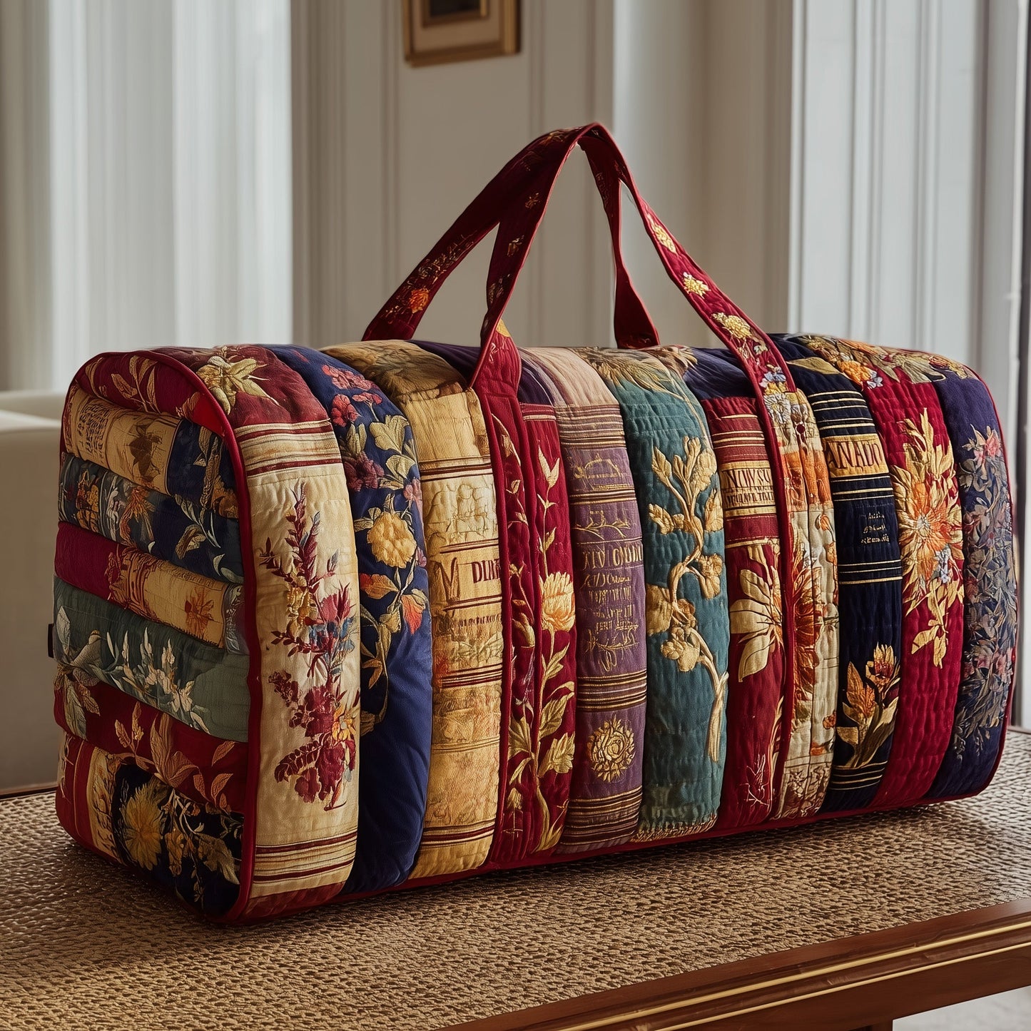 Bookish Quilted Duffle Bag GFTOTP9480