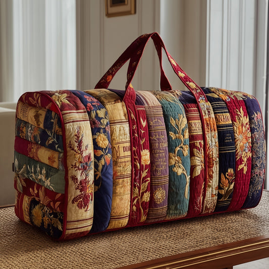 Bookish Quilted Duffle Bag GFTOTP9480