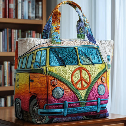 Retro Road Trip Quilted Tote Bag GFTOTP9632