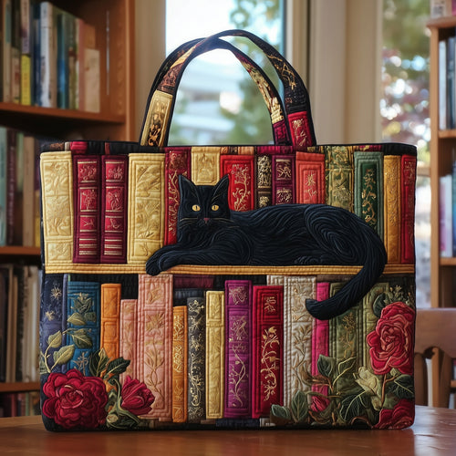 Midnight Reader Quilted Tote Bag GFTOTP9645
