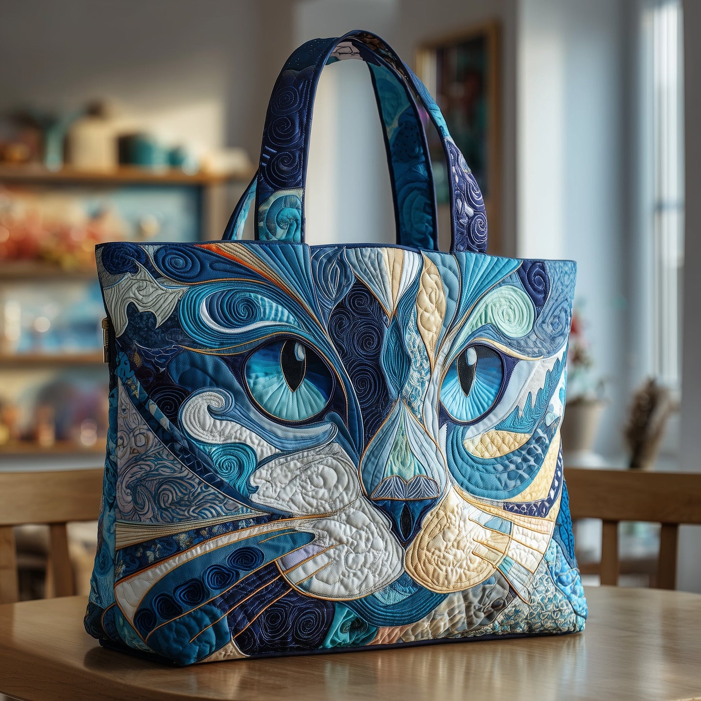 Catitude Quilted Tote Bag GFTOTP9662