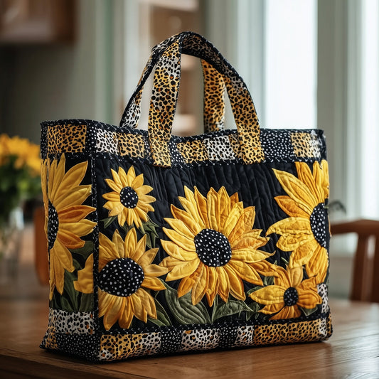 Sunflower Quilted Tote Bag GFTOTP9702