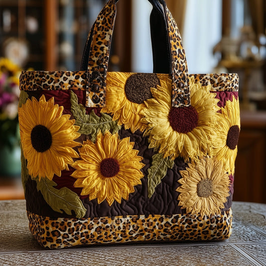 Sunflower Quilted Tote Bag GFTOTP9703