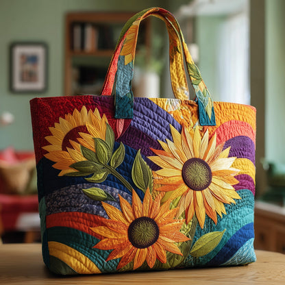 Sunflower Quilted Tote Bag GFTOTP9704