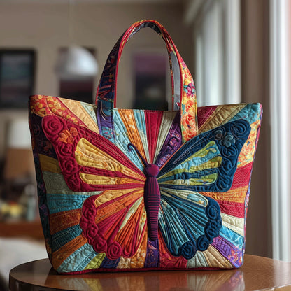 Butterfly Radiance Quilted Tote Bag GFTOTP9714