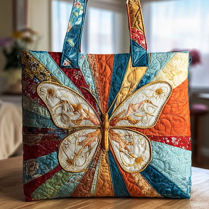 Butterfly Radiance Quilted Tote Bag GFTOTP9716