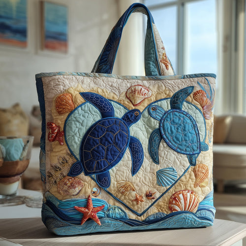 Seaside Soulmates Quilted Tote Bag GFTOTP9729