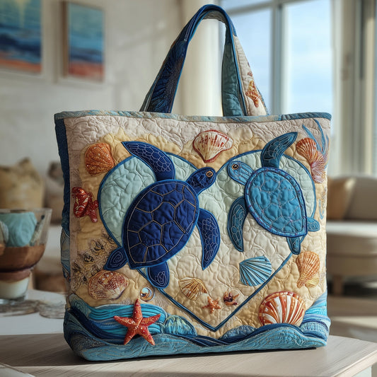 Seaside Soulmates Quilted Tote Bag GFTOTP9729