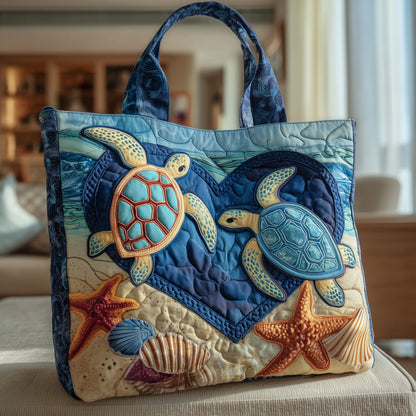 Seaside Soulmates Quilted Tote Bag GFTOTP9730