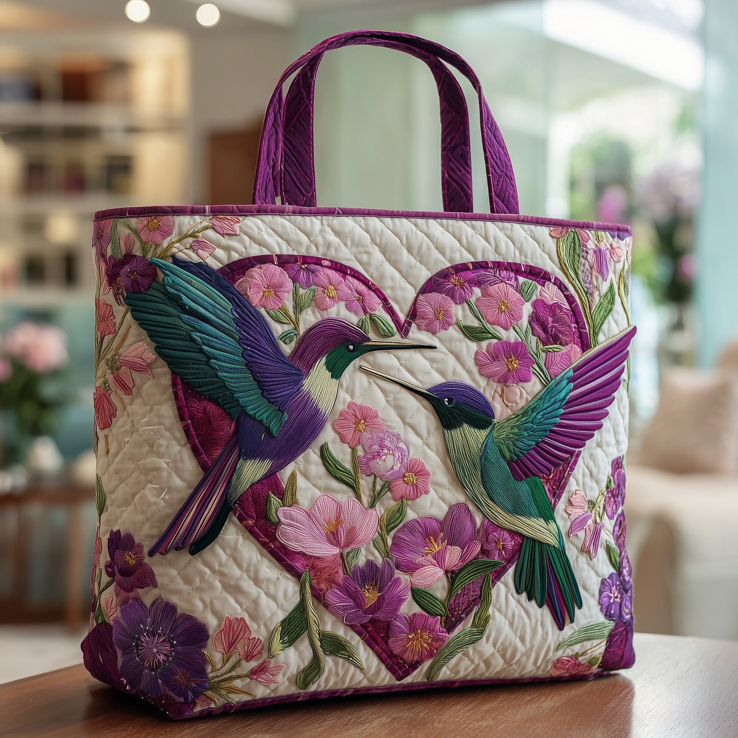 Loving Wings Quilted Tote Bag GFTOTP9758