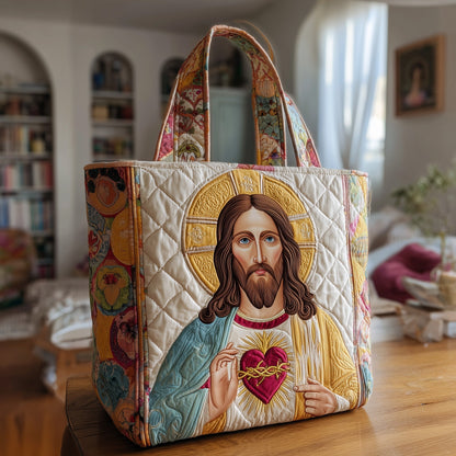 Jesus Quilted Tote Bag GFTOTP9775