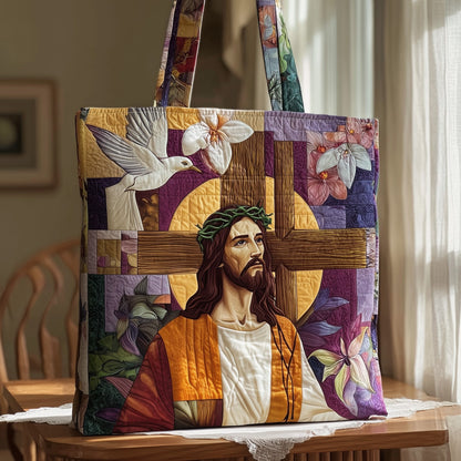 Jesus Quilted Tote Bag GFTOTP9778