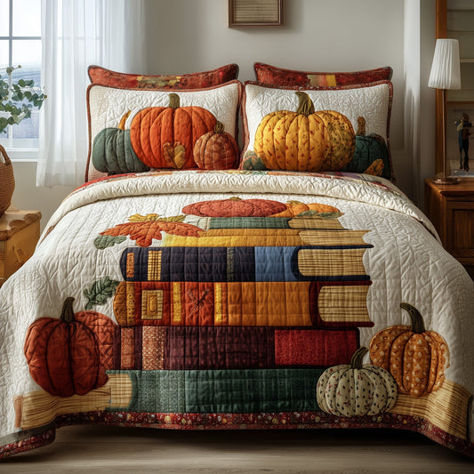 Rustic Reads 3-Piece Quilted Bedding Set GFTOTP9794