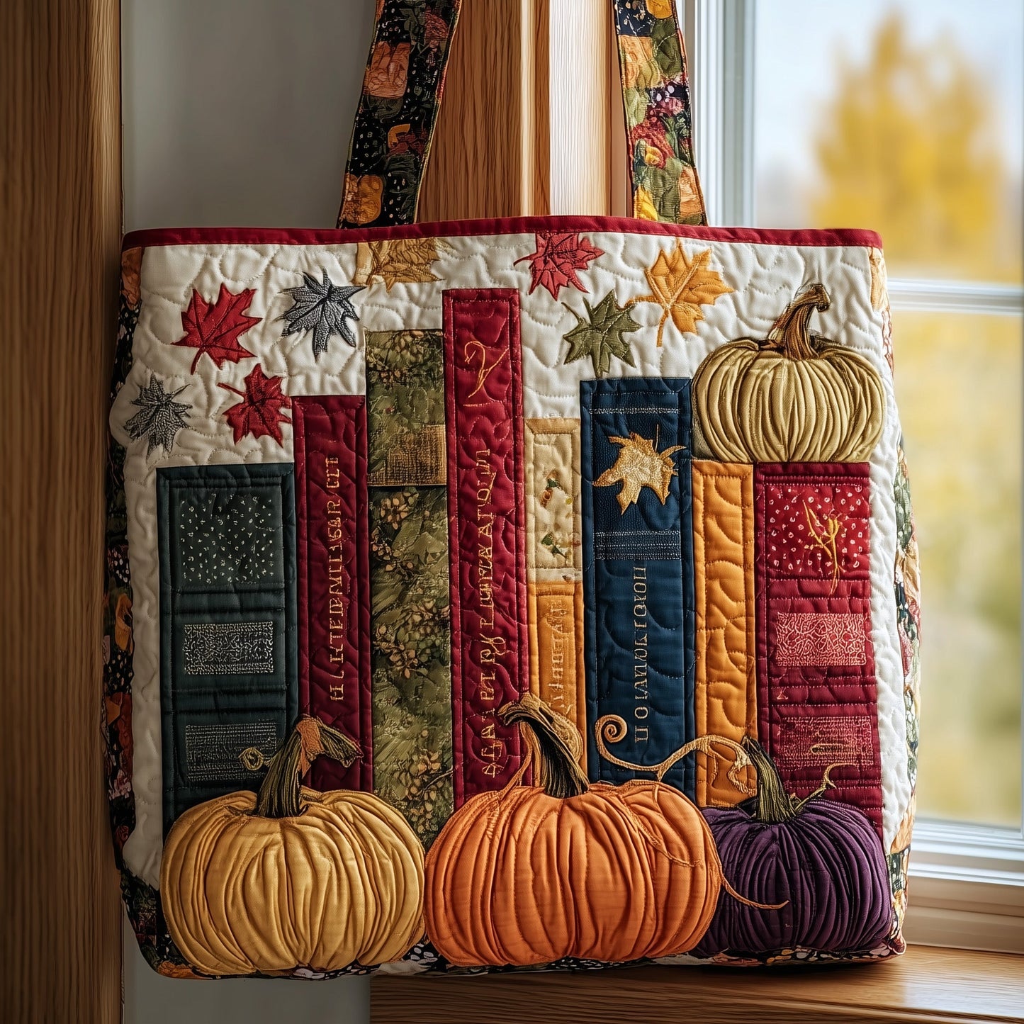 Rustic Reads Quilted Tote Bag GFTOTP9819